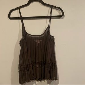BCBG Sheer Cami with Lace